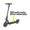 E-Way E-2520 har en 250 watts motor og 20 km rekkevidde