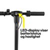 E-Way E-5045 har LED-display viser batteristatus og hastighet