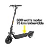 E-Way E-6075FRS har en 600 watts motor og 75 km rekkevidde