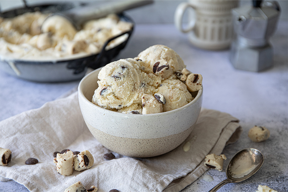 Hjemmelaget Cookie dough iskrem